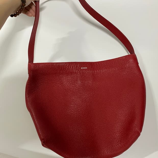 시엔느 Essay Bag 레드 숄더백