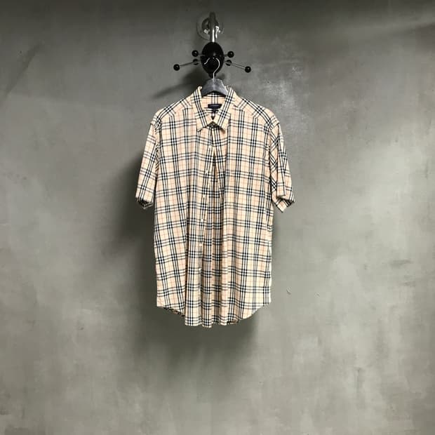 버버리 반팔 셔츠 L