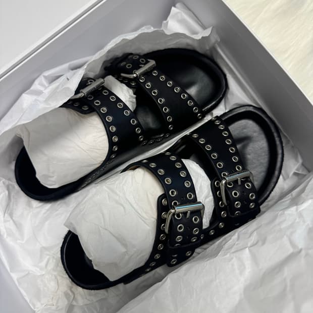 이자벨마랑 isabel marant 레니오 스터드 샌들 36 
