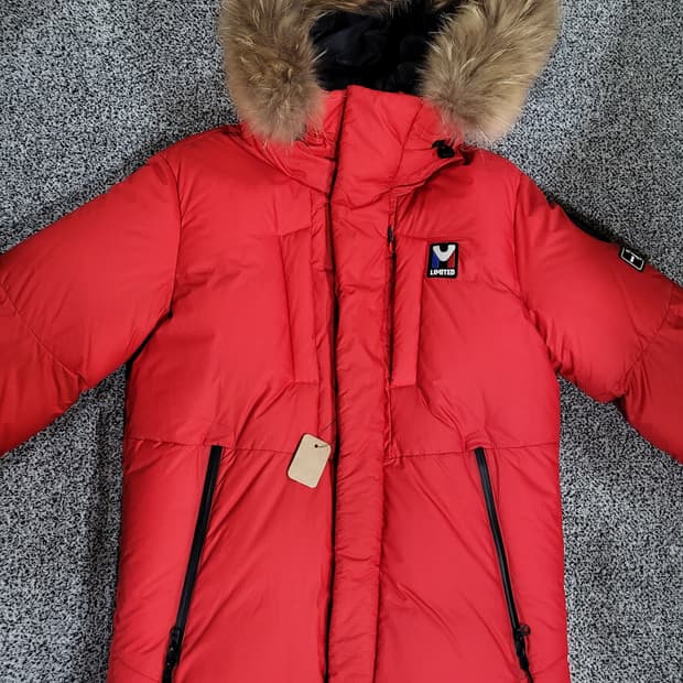 밀레 구스다운 패딩자켓 (퍼 후드)