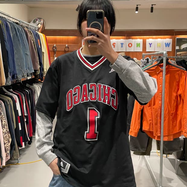 아디다스 X NBA 시카고 불스 반팔 져지