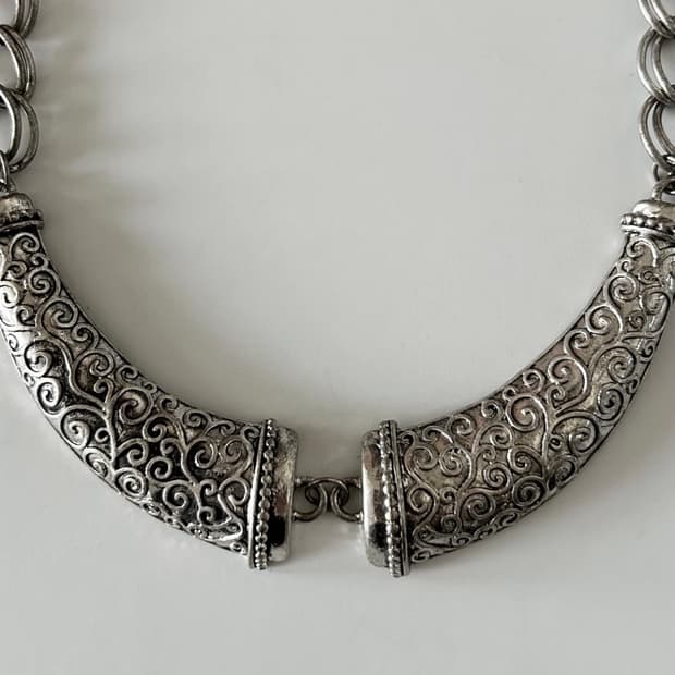 빈티지 엔틱 오리엔탈 페어리 목걸이