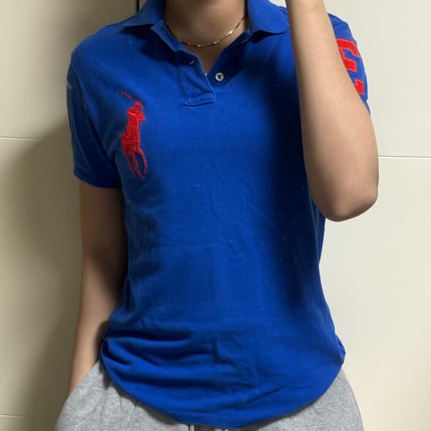 폴로 랄프로렌 빅포니 블루 카라티 