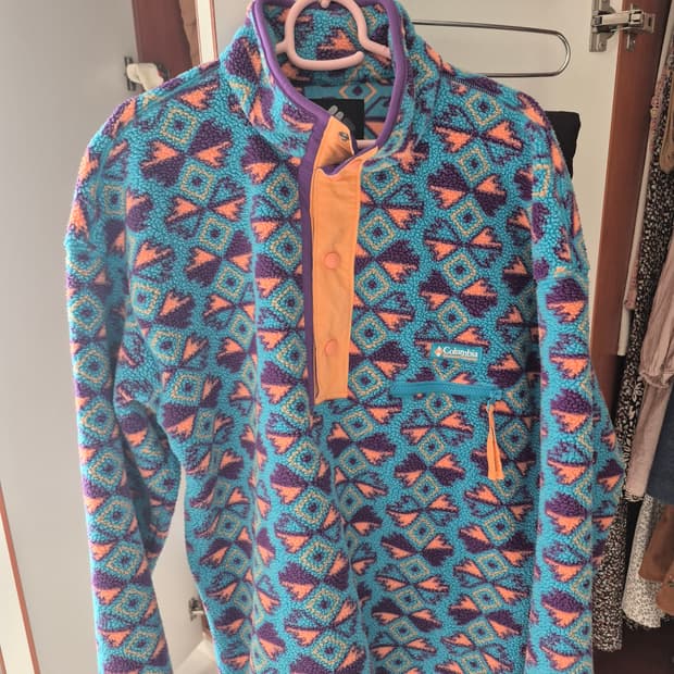 컬럼비아 플리스 XL 패턴 스웨터