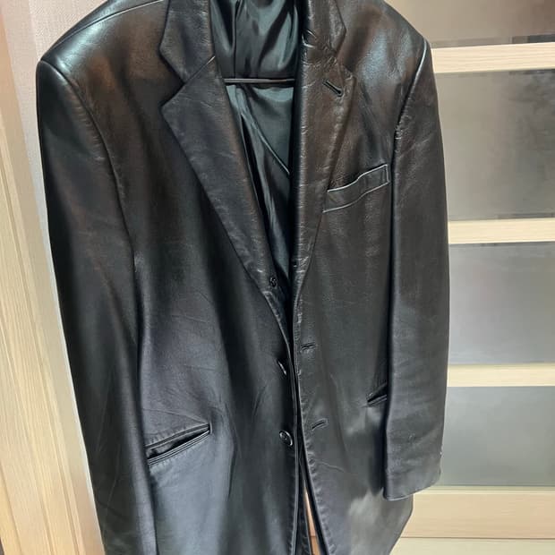 요지야마모토 aar 가죽 블레이저