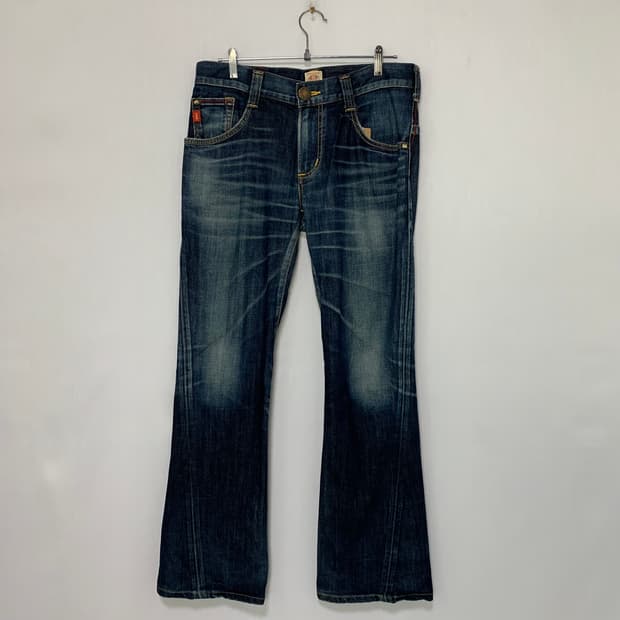 에드윈 블루트립 y2k 00s 2010 데님 팬츠 청바지 부츠컷 34인치