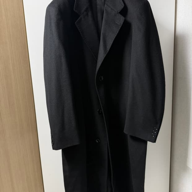 캐시미어100 캐백 롱코트