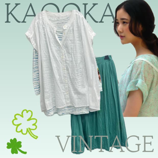 🍀하구미의 민트맛 코디세트🍀레이어드 모리걸 그런지 봄 셔츠