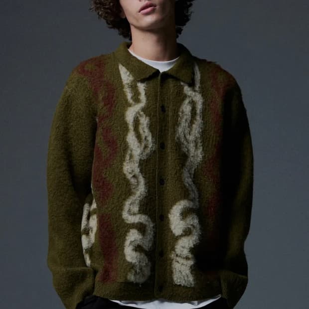 낫포너드 모헤어 가디건