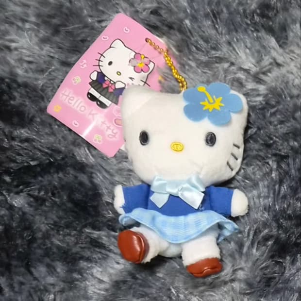 산리오 코갸루 블루 키티 키링