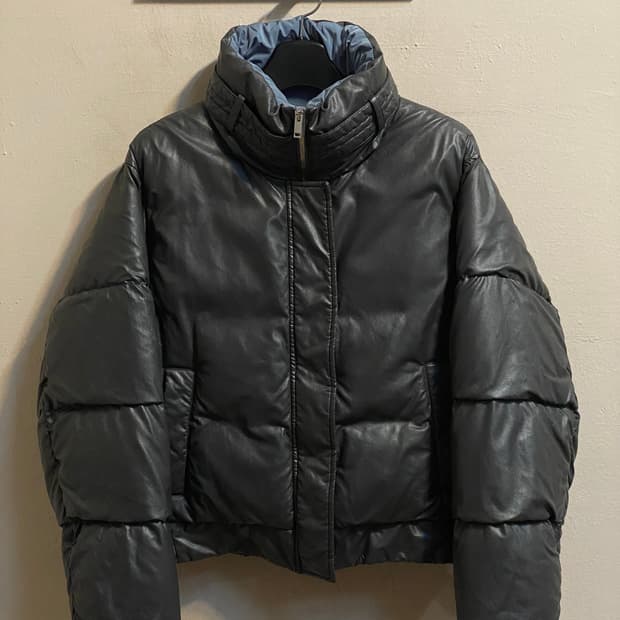 더 일마 레더 다운 패딩 자켓