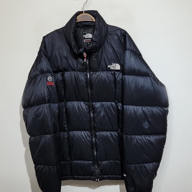 노스페이스 거위털 패딩점퍼 블랙 서밋시리즈 800 빅사이즈 다운자켓 