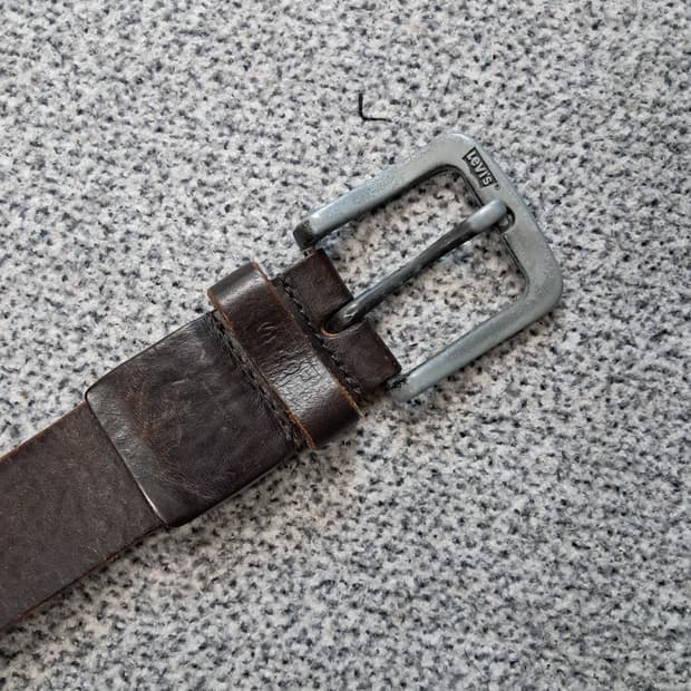 리바이스 가죽벨트