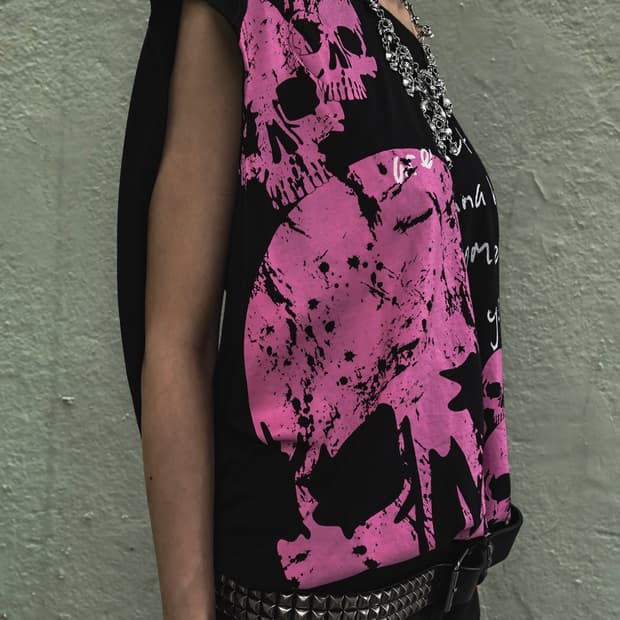 Skull Printed Sleeveless
