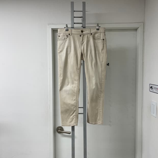 프라다 베이지 팬츠 27(W)