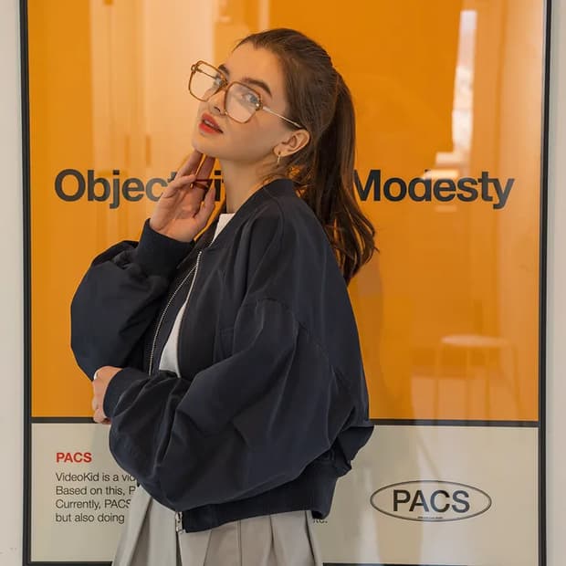 반원아틀리에 O3701 Ms. Pilot jumper 포인트 점퍼 네이비