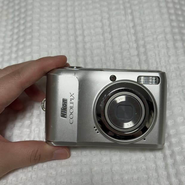 (기스,찍힘)Nikon coolpix L20/빈티지 디카/니콘 쿨픽스