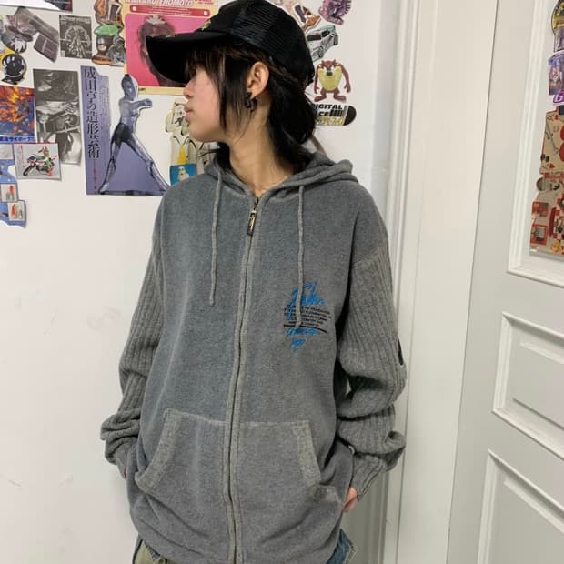 Fubu 플리스 후드집업