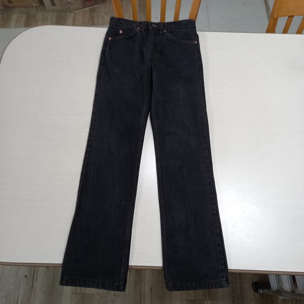 26 96's 리바이스517 USA 오렌지탭 일자진 블랙 26-618