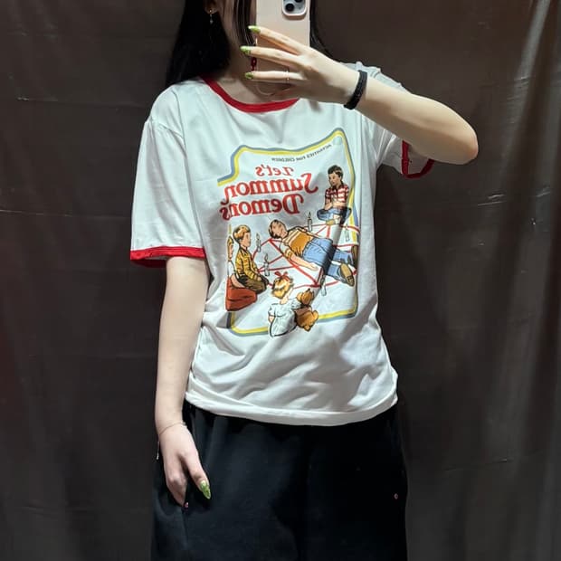 M 레트로 오컬트 패러디 링거티