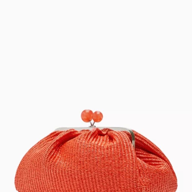 막스마라 파스티치노 라피아라이크 오렌지