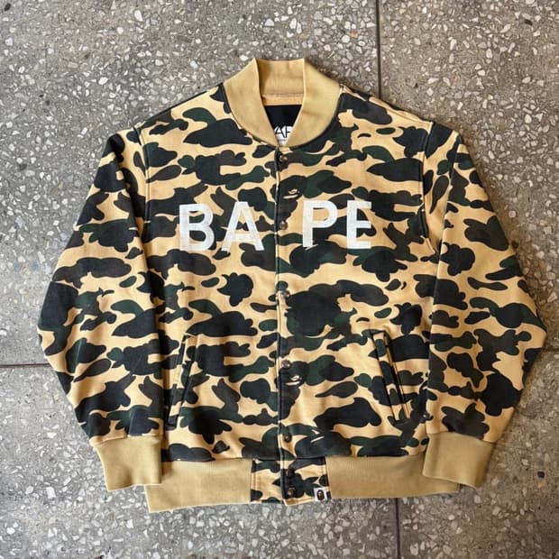 급처)OG bape 00s 카모 바시티자켓