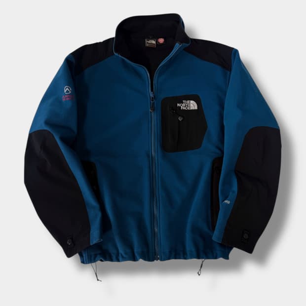 노스페이스 루즈핏 써밋시리즈 나일론 블럭 테크 플리스 자켓