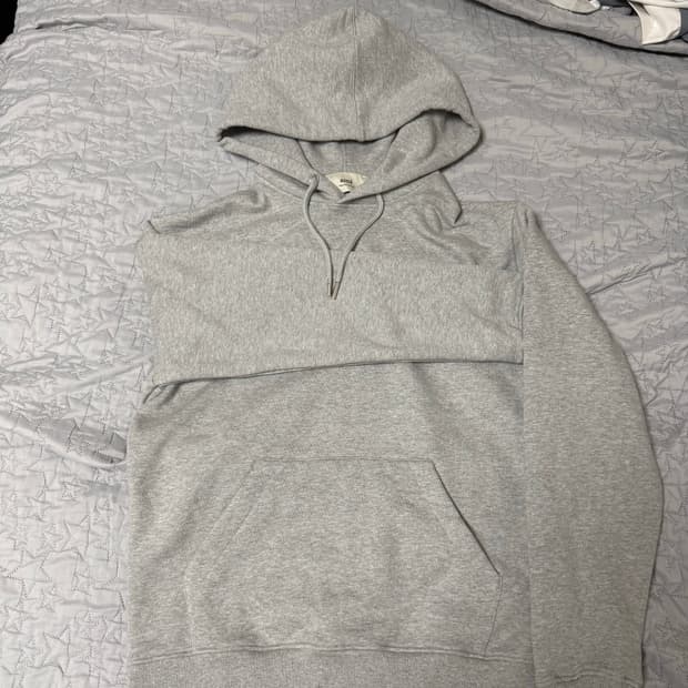 아미 그레이 후드티 새상품급 (급처)