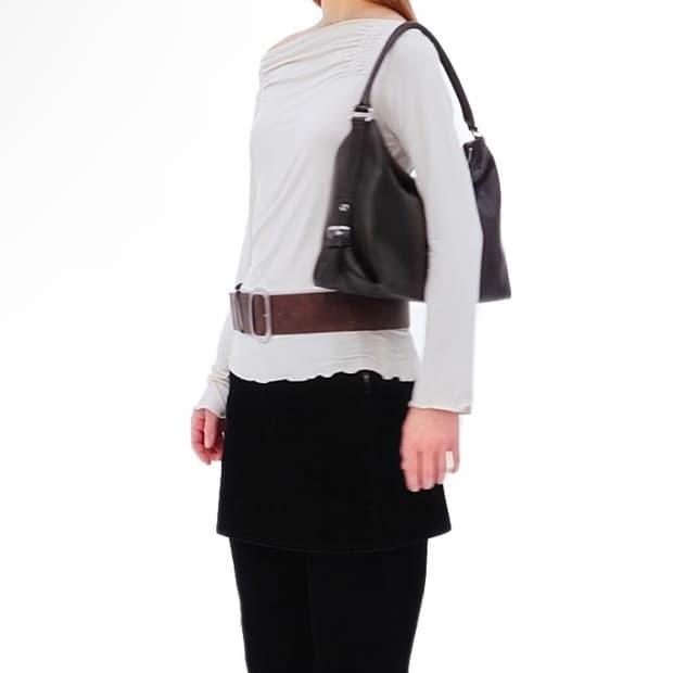 스탠드오일 머쉬백 마론 숄더백 브라운 