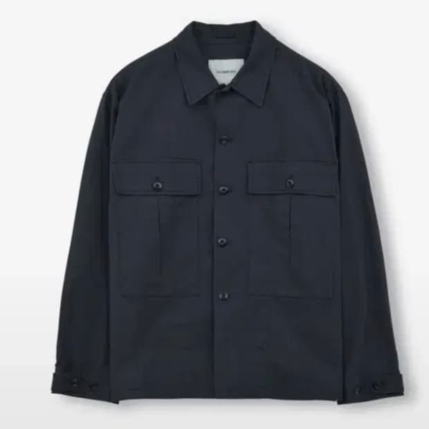 브라운야드 밀리터리 셔츠 자켓 블랙 4