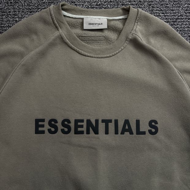 피어오브갓 에센셜 박시핏 크루넥 스웻 셔츠 1871