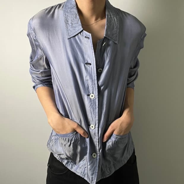 꼼데가르송 셔츠라인 셔켓