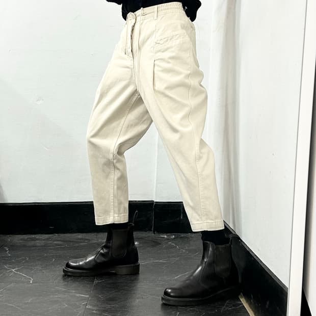 송지오 옴므 코튼 캐롯 팬츠