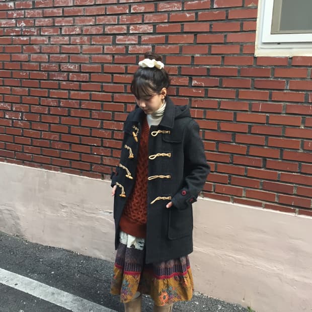 떡볶이코트 모리걸 겨울코트 자켓