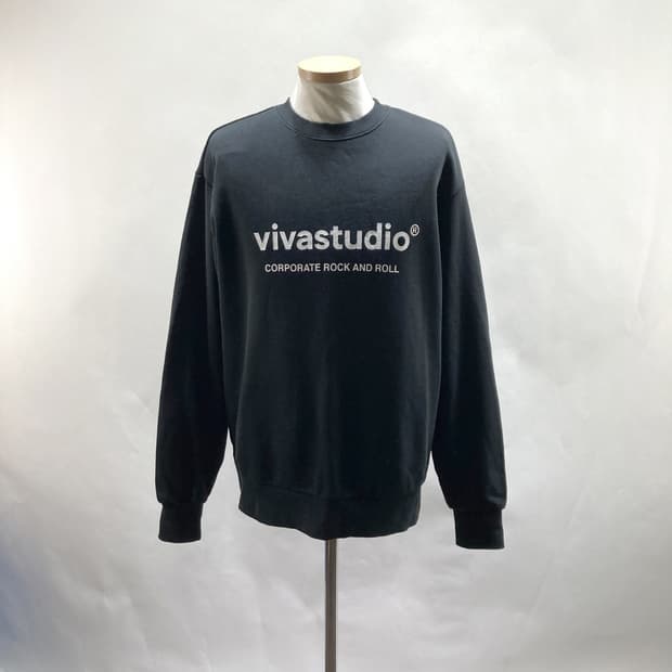 비바스튜디오 남성맨투맨티셔츠 블랙 M 