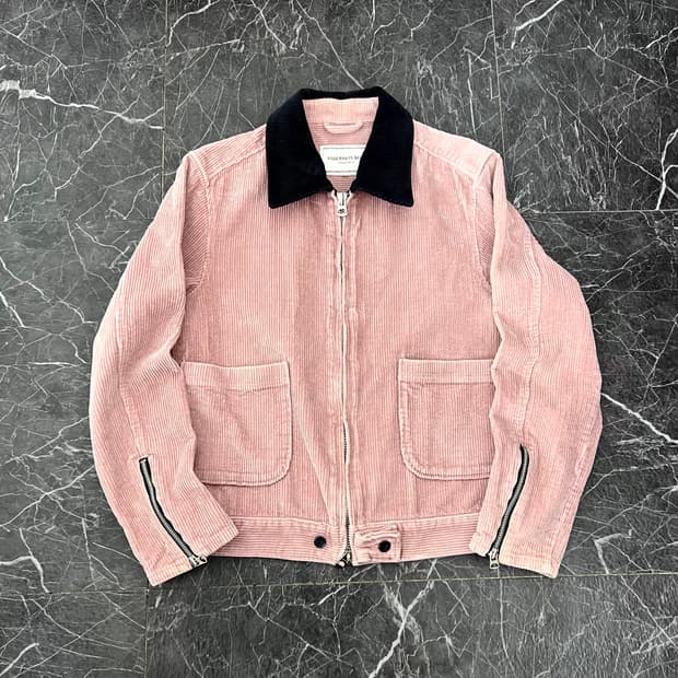 앤더슨벨 올리버 코듀로이 집업 자켓 인디핑크