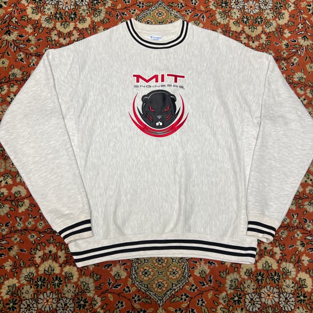 [L] 챔피온 리버스위브 MIT 오트밀 맨투맨