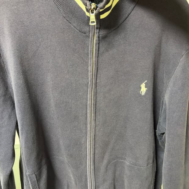 폴로 니트집업