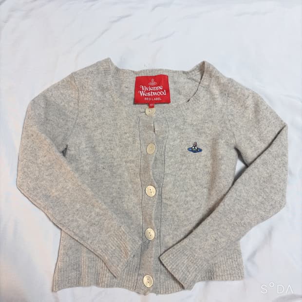 비비안웨스트우드 그레이 가디건