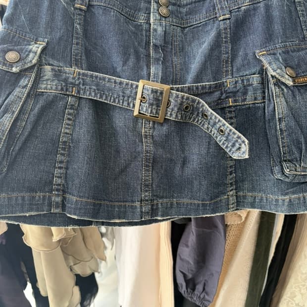 하스테릭글래머 데님스커트