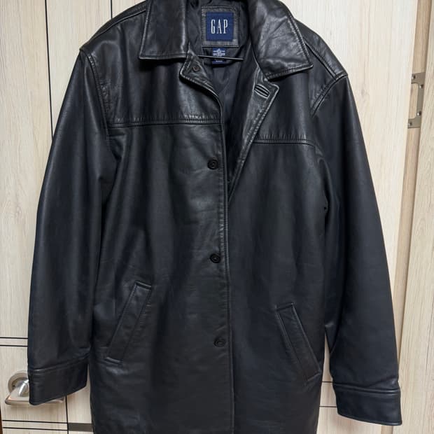 갭 레더 카코트