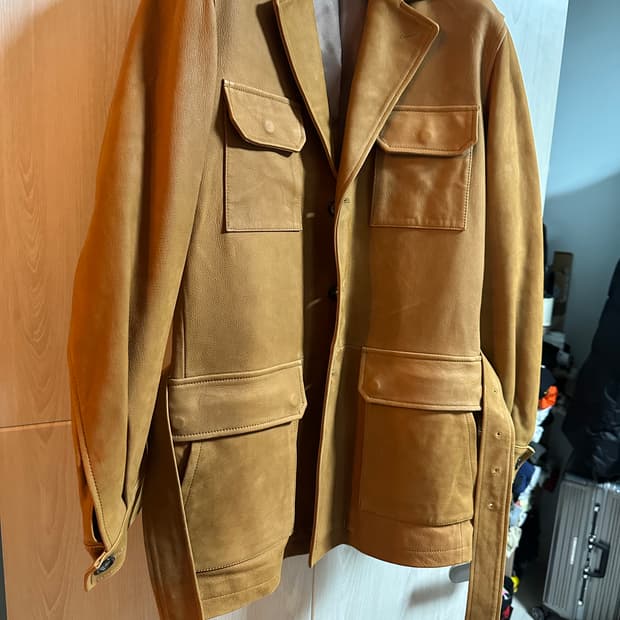 킨록 양가죽 사파리 자켓 새상품