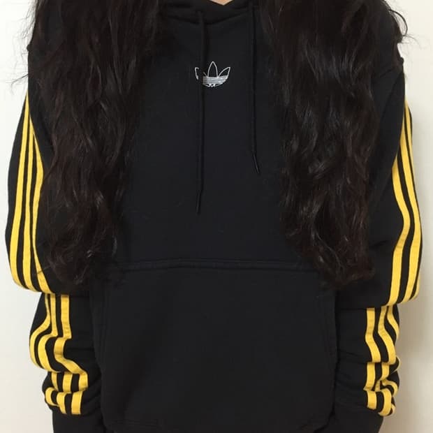아디다스 삼선 후드