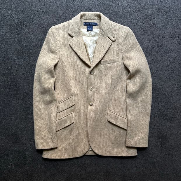 랄프로렌 헤링본 여성 블레이저 S