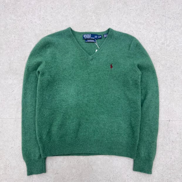 Polo  램스울 브이넥 니트