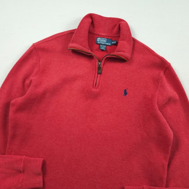 L(100) 폴로 랄프로렌 반집업 니트