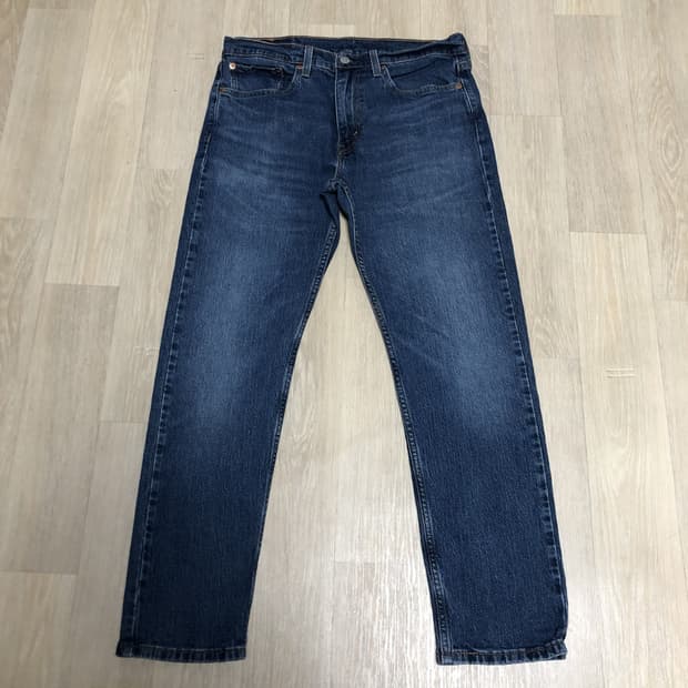 (31) 리바이스 Levis 502 테이퍼드핏 중청 크롭 데님