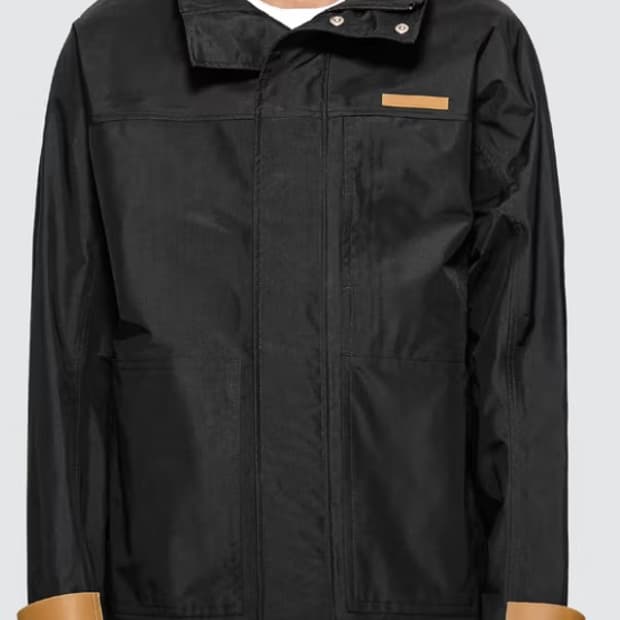 헬무트 랭 테크 집업 블랙 후드 바람막이