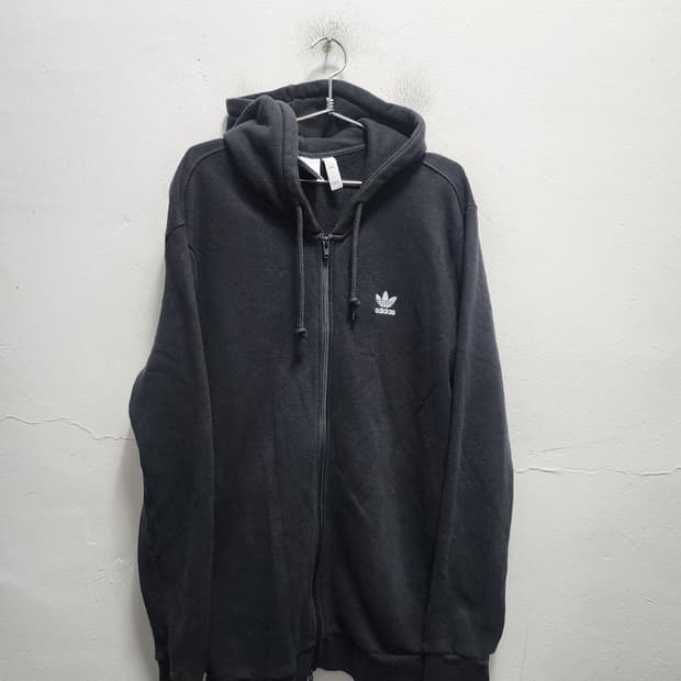 아디다스 빅로고 후드집업 2XL
