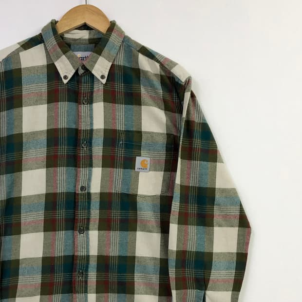 105 칼하트 체크 워크 셔츠